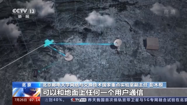 中国首次低轨宽带卫星与5G专网融合试验完成